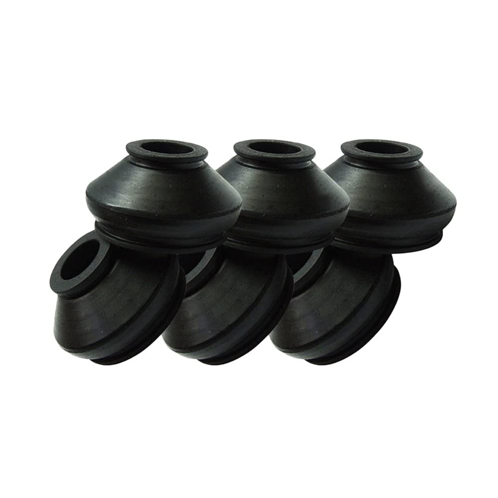 6pcs For 13 23 30 Rubber Tie Rod End And Ball Joint Dust Boots